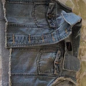 Young girls jean vest. Highway jeans